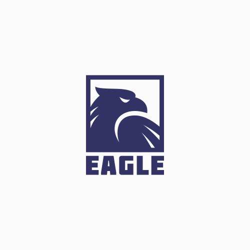 Black eagle Royalty Free Vector Image - VectorStock