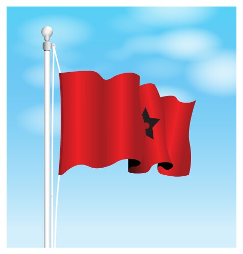 Morocco flag Vector Image