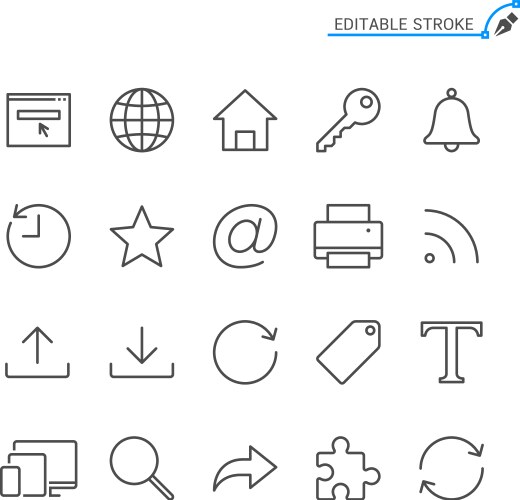 Line sleep icons Royalty Free Vector Image - VectorStock