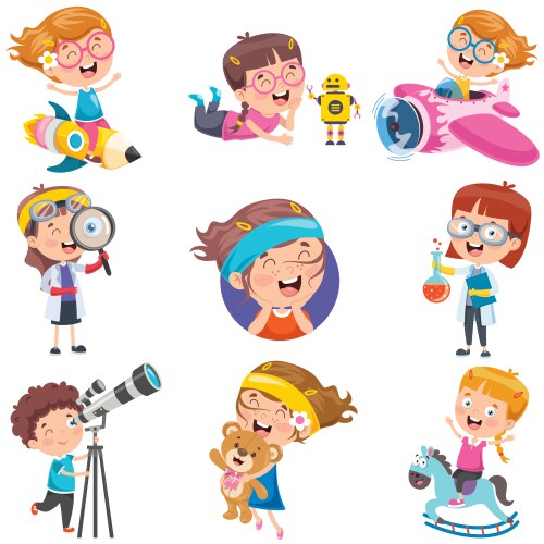 Various activities vector image