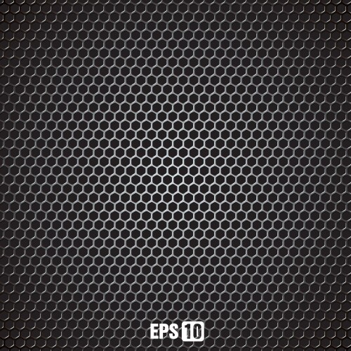 Hexagon metal Royalty Free Vector Image - VectorStock