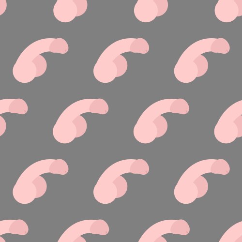 penis seamless ornament background vector image vector image