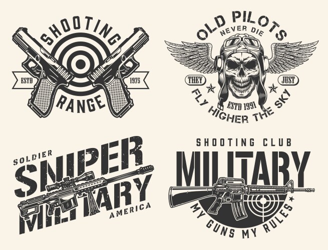 Mine and logo icon army weapon perfect Royalty Free Vector