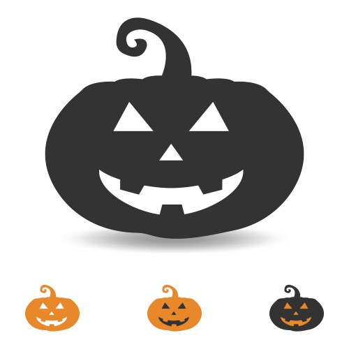 Halloween pumpkin for party vector image