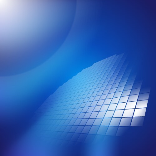 Abstract dark blue arrows and hexagons background Vector Image