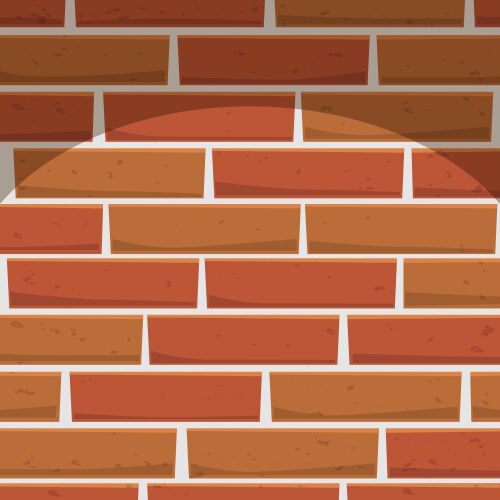 Cartoon brick wall Royalty Free Vector Image - VectorStock