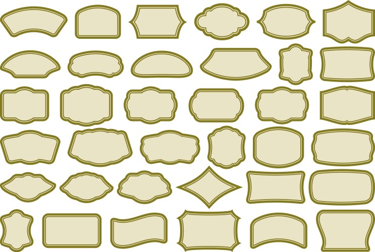 Simple Frame Vector Files Borders and frames Royalty Free Vector Image - VectorStock