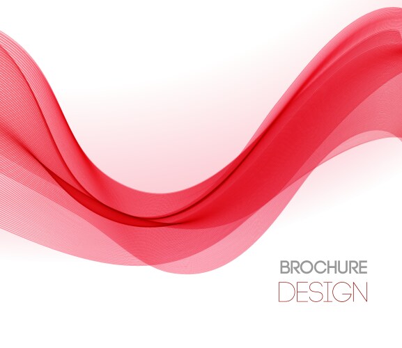 abstract background with red smooth color vector image