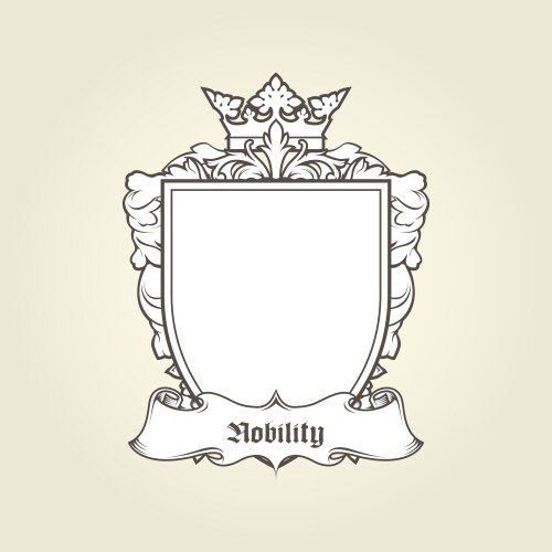 Shield with grunge and wings Royalty Free Vector Image