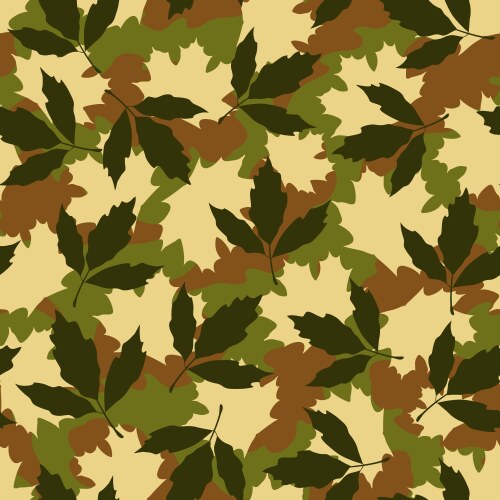 Seamless camouflage pattern Royalty Free Vector Image