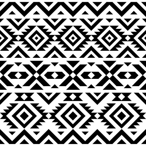 Tribal aztec navajo seamless pattern Royalty Free Vector