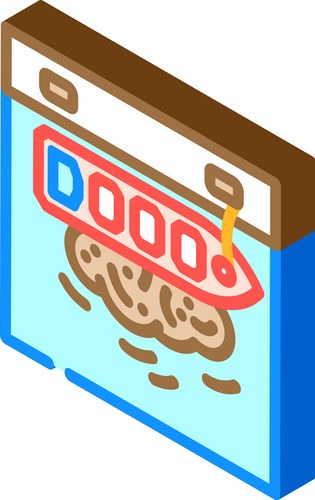 Industrial port oil leakage isometric icon Vector Image