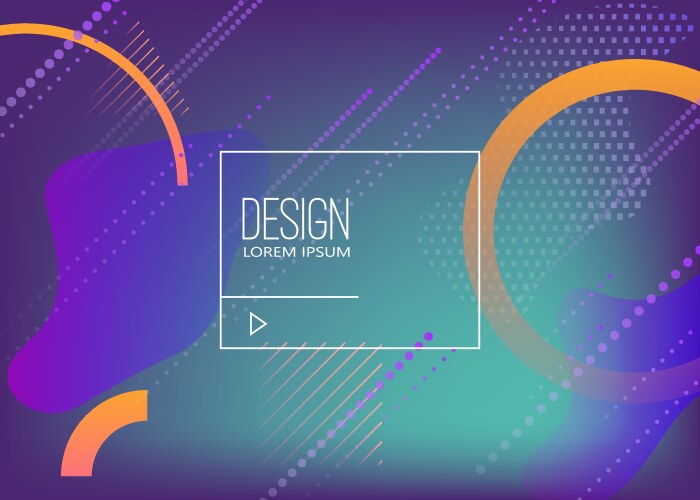 abstract background with dynamic shape vector image vector image