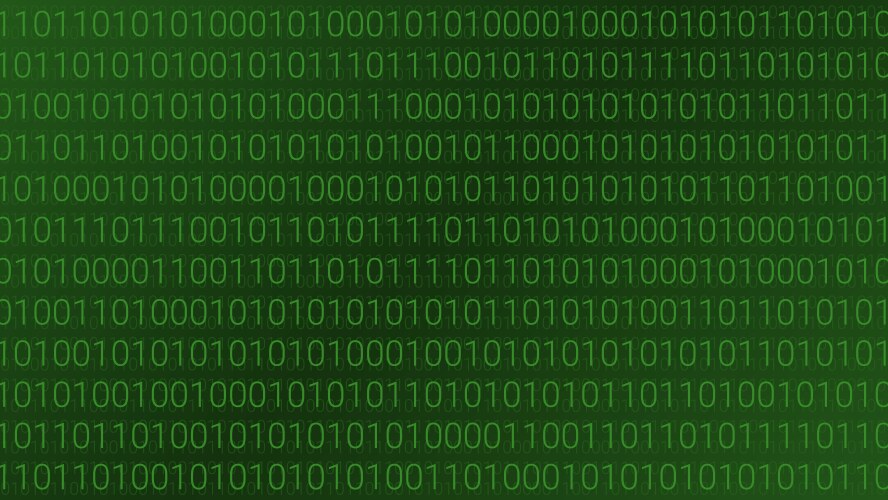 Abstract technology background binary computer vektorbild