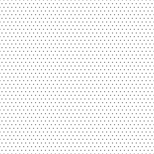 Dotted graph paper with grid polka dot pattern vector image