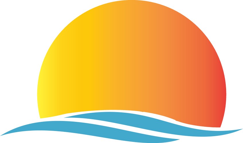 Sun shine logo Royalty Free Vector Image - VectorStock