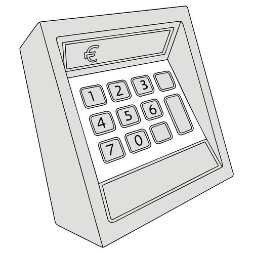 Number lock Vector Images & Graphics for Commercial Use | VectorStock
