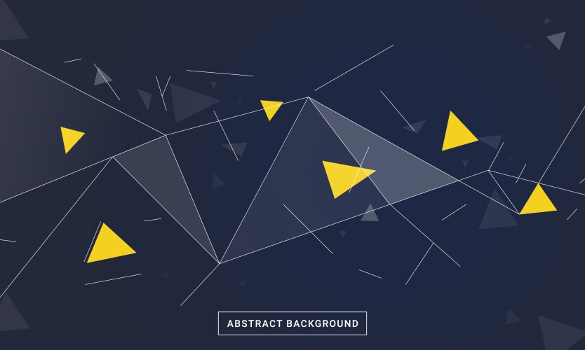 Abstract background with triangles shapes vector image