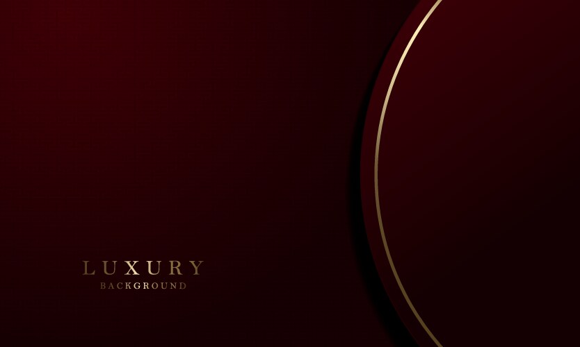Red dark texture design with round frame element vector image