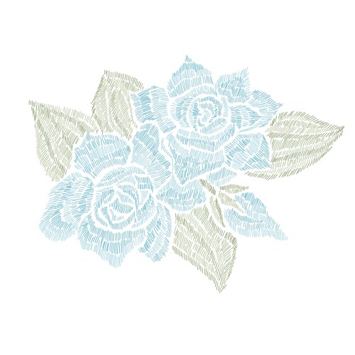 Decorative floral bouquet Vector Image