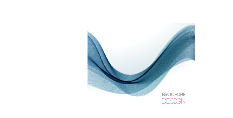 Abstract background with smooth color wave Vector Image