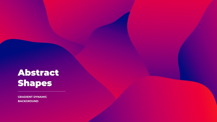 Abstract design in the form of layered dynamic vector image