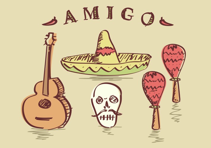 Amigo Vector Image