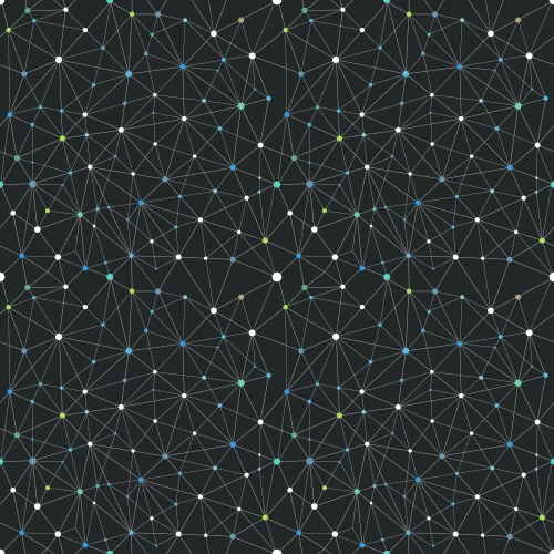 Web connection abstract scheme seamless background vector image