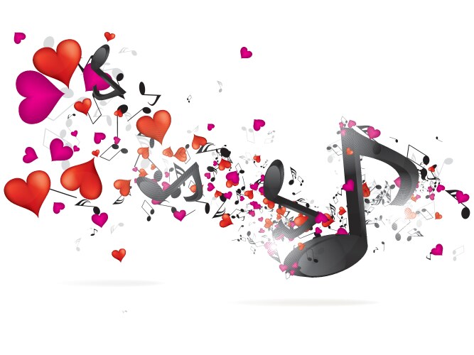 Abstract music background Royalty Free Vector Image