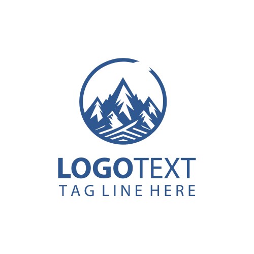 Mountain logo Royalty Free Vector Image - VectorStock