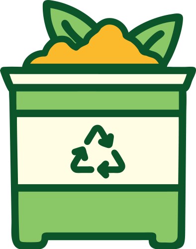 Compost Bin Icon Compost Bin In Kitchen Stock Vector Images Alamy