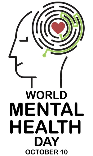 World Mental Health Day Vector Image