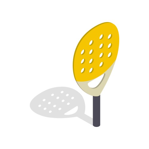 Padel tennis racket icon Royalty Free Vector Image