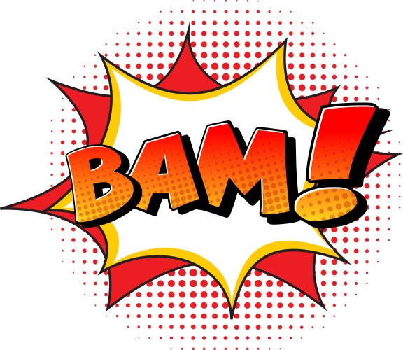 Pop Art Speech Bubble – Royalty-Free Vector | VectorStock