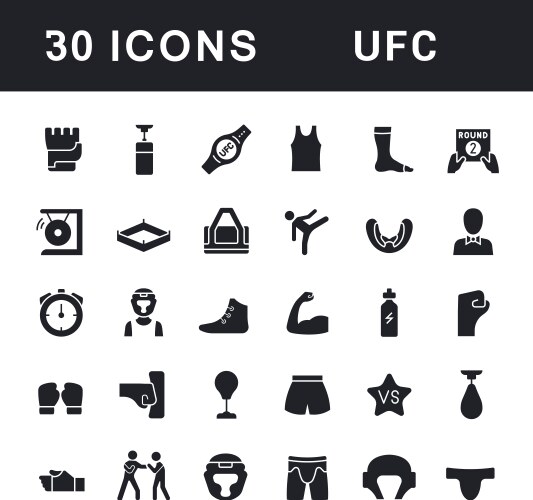 Ufc gloves Vector Images & Graphics for Commercial Use | VectorStock