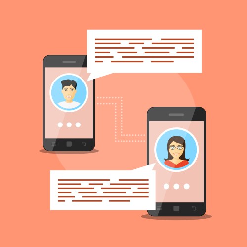 Mobilcomm Vector Multimedia communication Royalty Free Vector Image