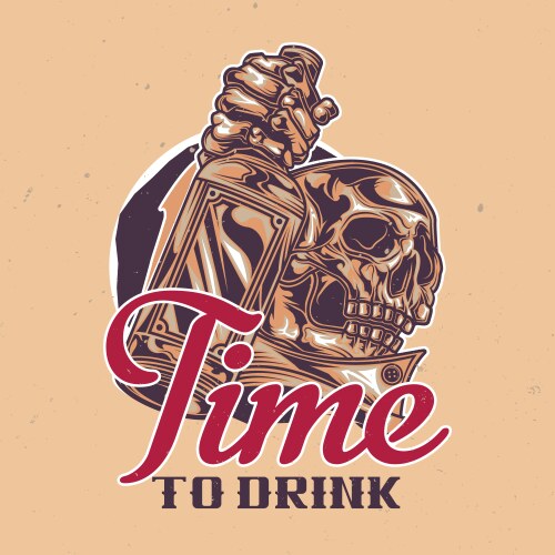 T-shirt or poster design Vector Image