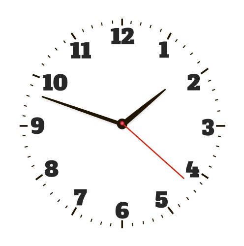 Clock face Royalty Free Vector Image - VectorStock