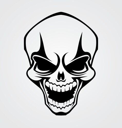 Skull tribal Vector Image