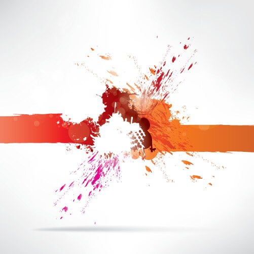 Abstract background with splash Royalty Free Vector Image