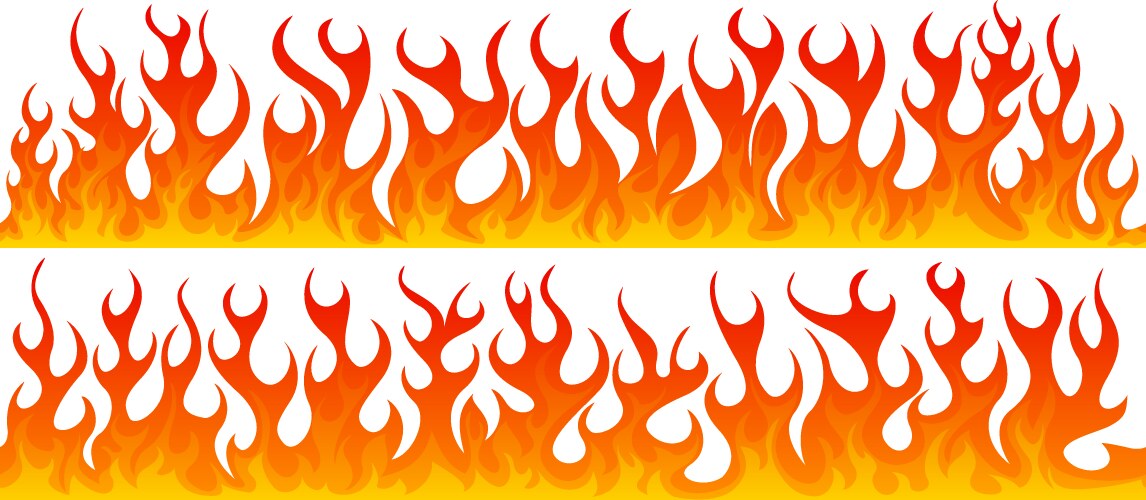 Fire pattern Royalty Free Vector Image - VectorStock