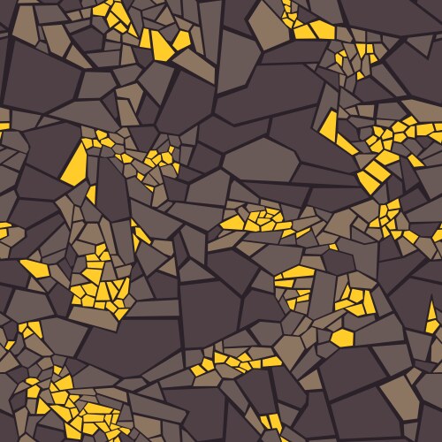 Geometric split tiles camouflage seamless pattern vector image