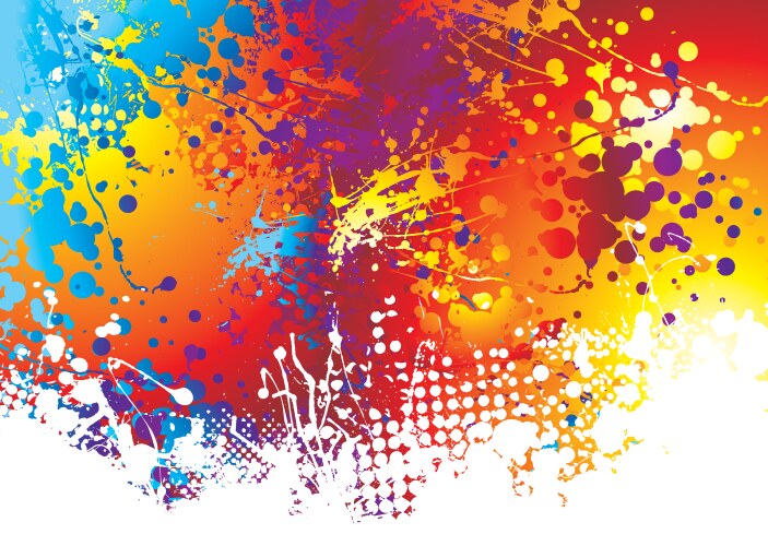 Abstract rainbow background Royalty Free Vector Image