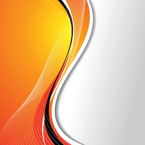 Background design with abstract red and yellow Vector Image