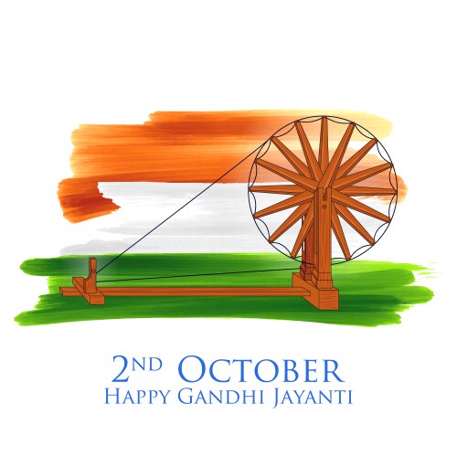 India background with nation hero and freedom Vector Image