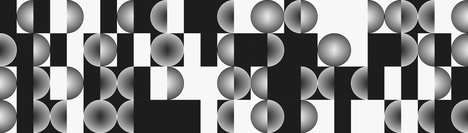 Abstract geometric pattern with transition effect vector image