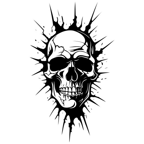 Bear Monochrome Hand Drawn Line Transparent Vector Image