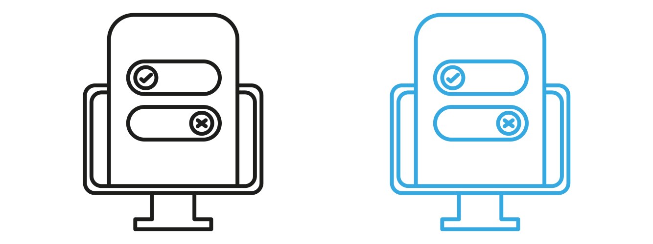 Boolean expression icon ideal for coding vector image