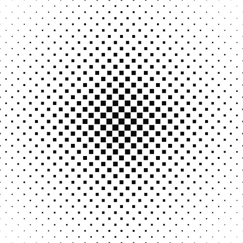 Black and white square pattern design vector image
