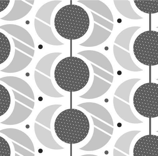 Crescent Moon Eclipse Pattern – Royalty-Free Vector | VectorStock